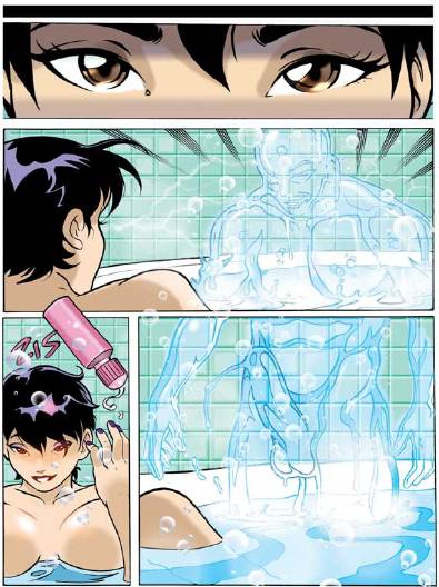 Comic X: Un buen baño